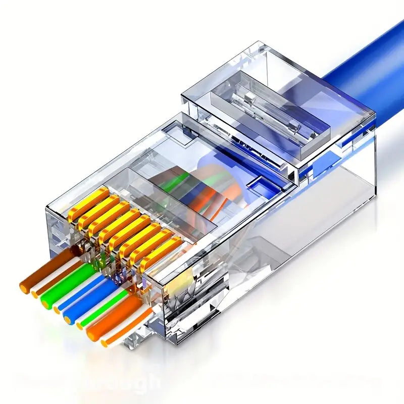 Load image into Gallery viewer, 4XEM 100PK Cat6A RJ45 Ethernet Plugs/Connectors