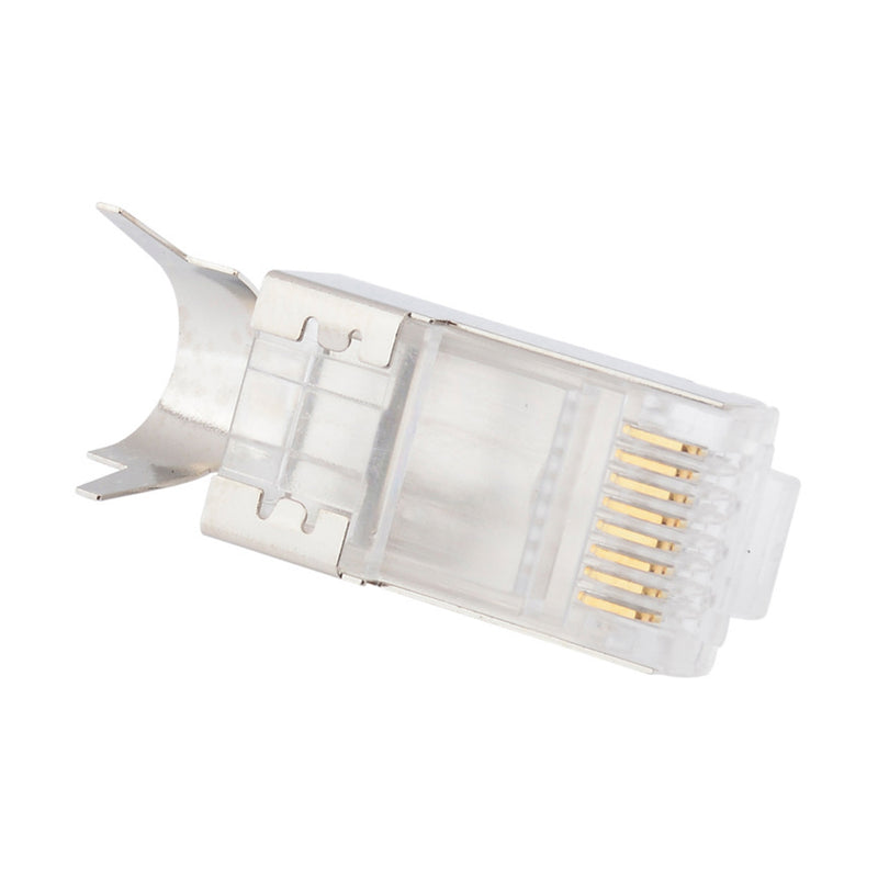 Load image into Gallery viewer, 4XEM 100PK Shielded Cat6A RJ45 Ethernet Plugs/Connectors