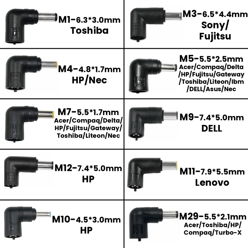 Load image into Gallery viewer, 4XEM 120W Universal Laptop Charger with 10 interchangeable tips