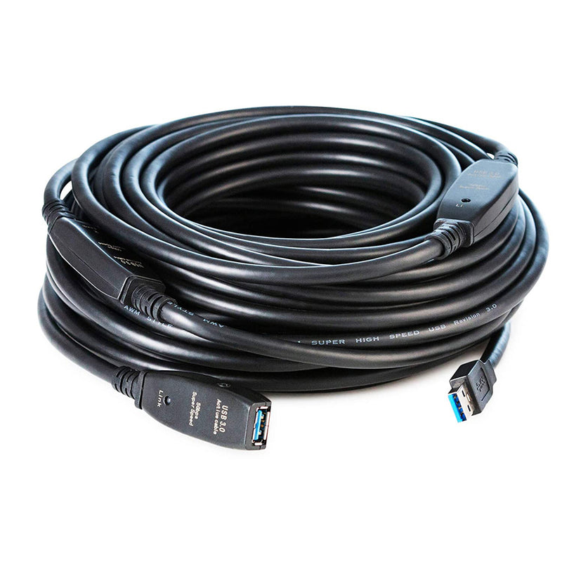 Load image into Gallery viewer, 4XEM 20M Active USB 3.0 Extension Cable with LED signal