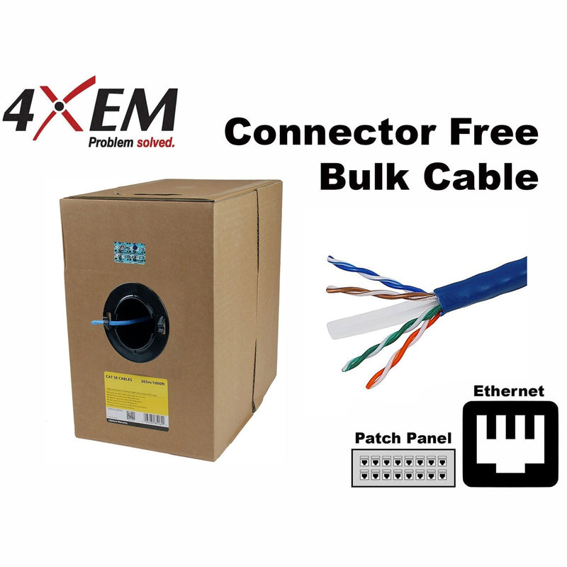 Load image into Gallery viewer, Image: This product is connector free bulk cable used best for patch panels and ethernet connection.
