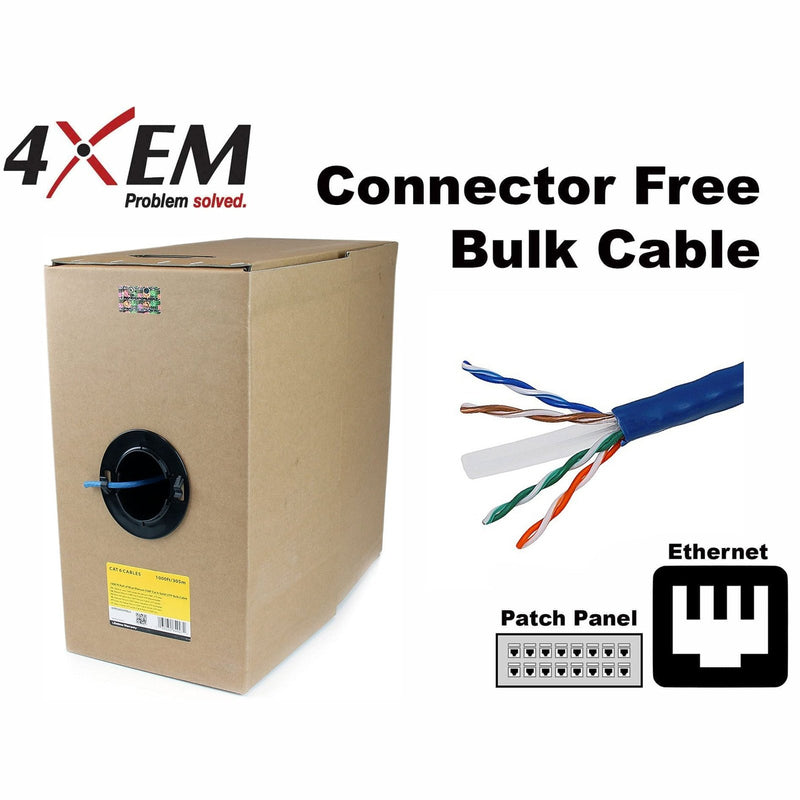 Load image into Gallery viewer, Image: This product is connector free bulk cable used best for patch panels and ethernet connection.