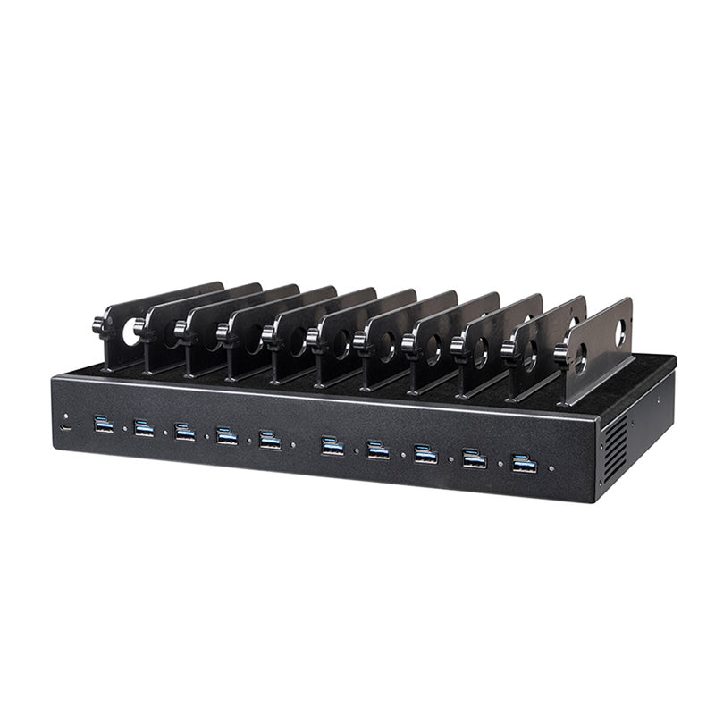 Load image into Gallery viewer, 10-Port USB-C Desktop Charging Station – 500W Total, 45W Fast Charging per Port