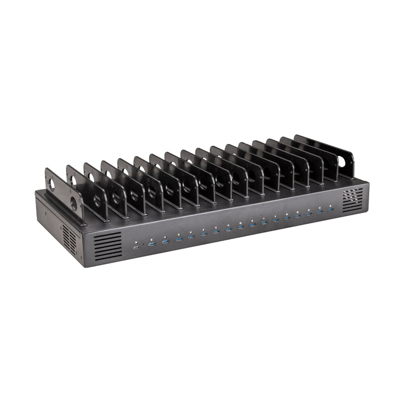Load image into Gallery viewer, 4XEM 16-Port USB-C Desktop Charging Station – 500W Total, 30W Fast Charging per Port
