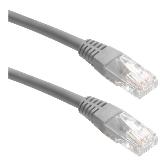 4XEM 25FT Cat5e Molded RJ45 UTP Network Patch Cable (Gray)