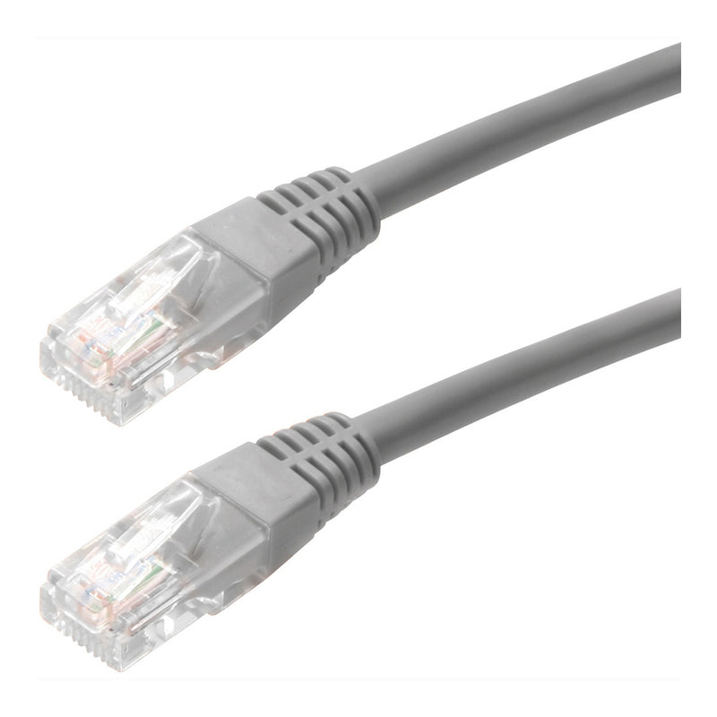 Load image into Gallery viewer, 4XEM 6FT Cat6 Molded RJ45 UTP Network Patch Cable (Gray) – 3 Pack
