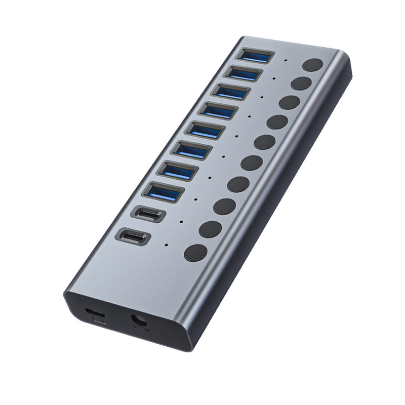 Load image into Gallery viewer, 4XEM 10-in-1 Multi Port USB 3.0 Power Hub
