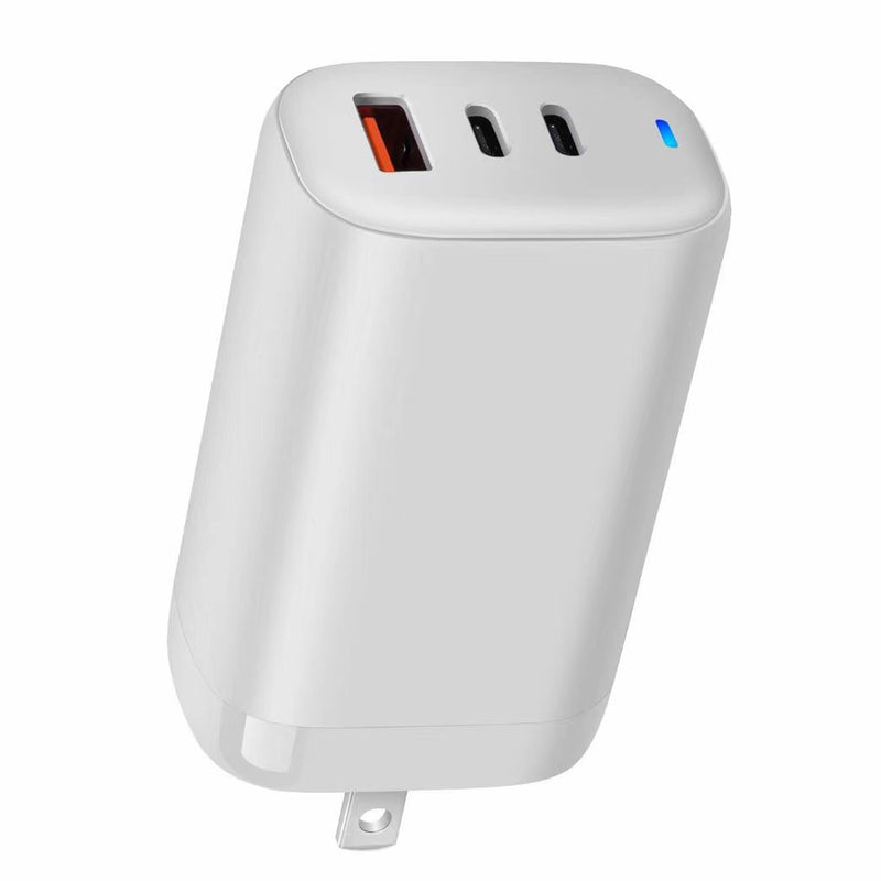 Load image into Gallery viewer, 4XEM 65 Watt GaN Wall Charger – Triple Port 2x USB-C, 1x USB-A