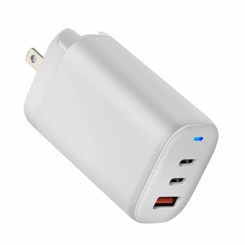 Load image into Gallery viewer, 4XEM 65 Watt GaN Wall Charger – Triple Port 2x USB-C, 1x USB-A