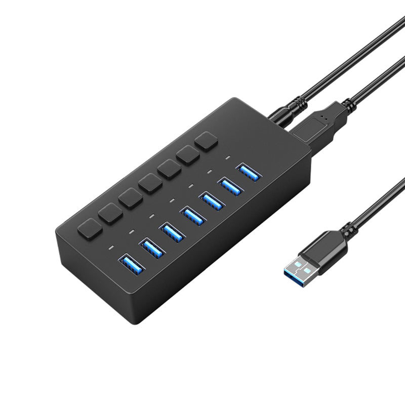 Load image into Gallery viewer, 4XEM 7 Port USB 3.0 Power Switch Data Transfer Hub
