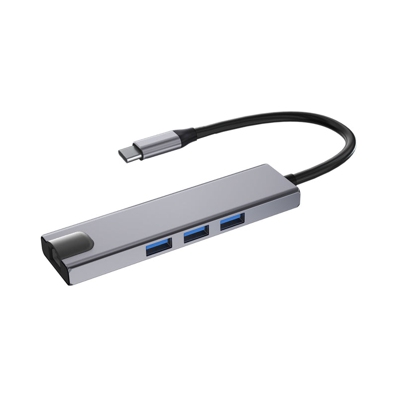 Load image into Gallery viewer, 4XEM USB-C 3.0 4-in-1 Ethernet and USB-A Docking Station
