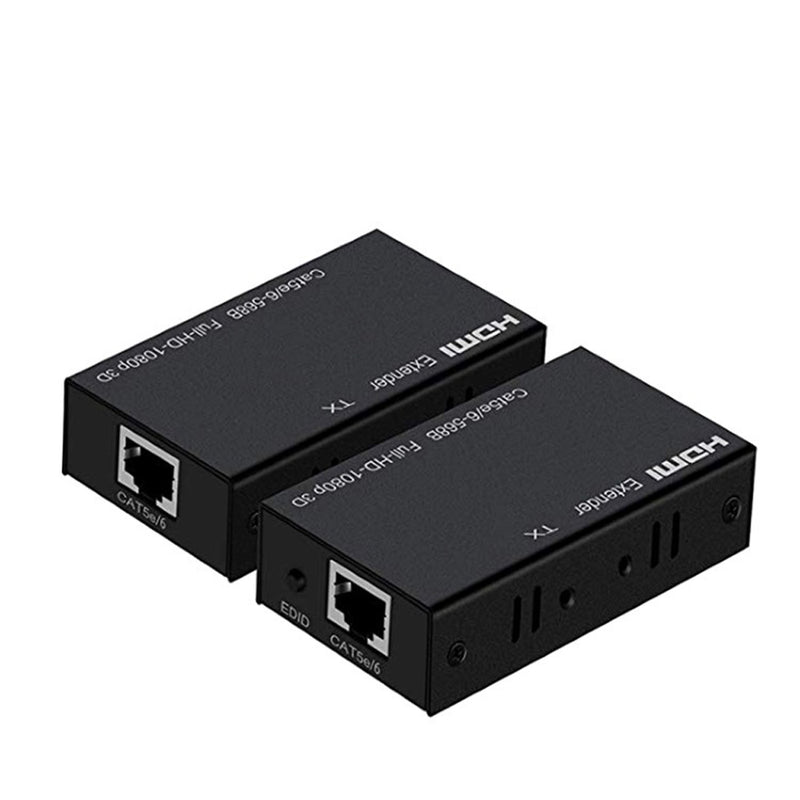 Load image into Gallery viewer, 4XEM 30M/100Ft HDMI Extender Over Double Cat-5e/Cat-6 RJ45