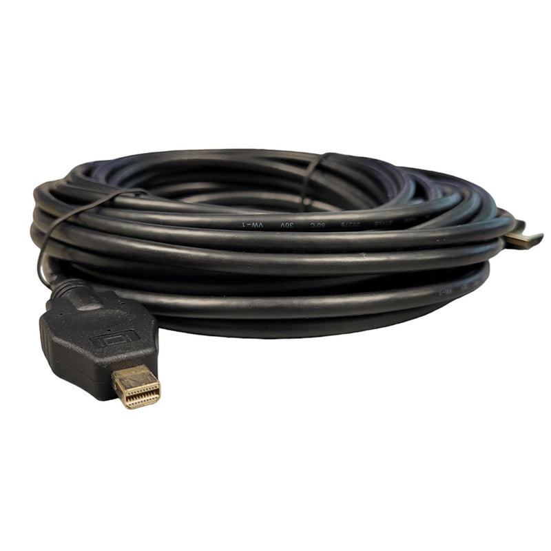 Load image into Gallery viewer, 4XEM 30 FT Mini DisplayPort Male to HDMI Cable - Black