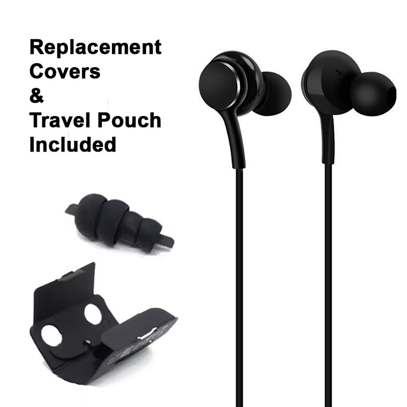 Load image into Gallery viewer, 4XEM USB-C Earphones with Mic and Volume Control Black