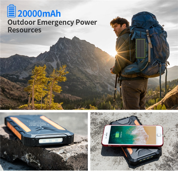 Load image into Gallery viewer, 4XEM Mobile Solar Charger Black