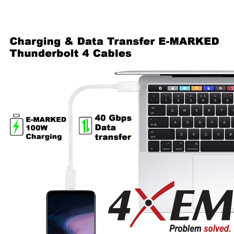 Load image into Gallery viewer, 4XEM 40Gbps 1FT Thunderbolt 4 USB-C Cable