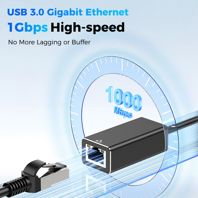 Load image into Gallery viewer, 4XEM USB-A 3.2 to 1 Gbps RJ-45 Ethernet Adapter – TAA