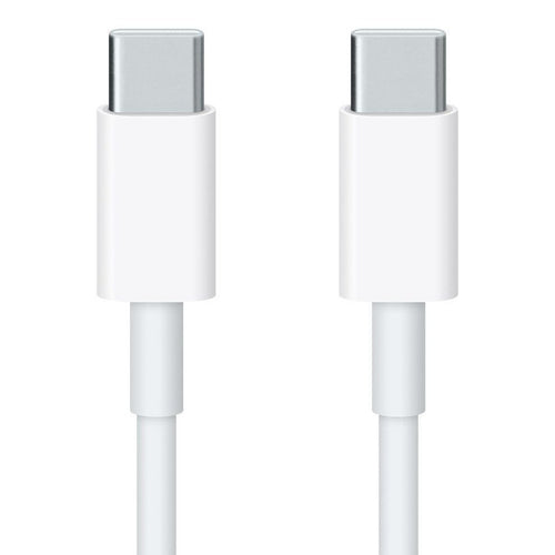 4XEM 6FT USB-C to USB-C Economy cable compatible for iPhone 15 & iPhone 15 Plus - White