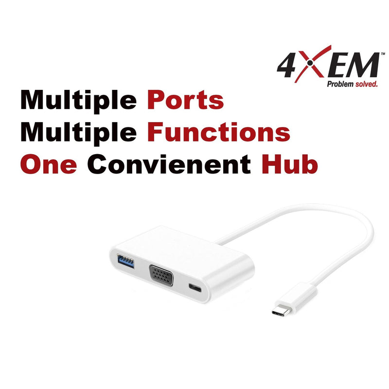 Load image into Gallery viewer, Image: The USB-C hub offers multiple ports, which give multiple functions all in one convienent hub