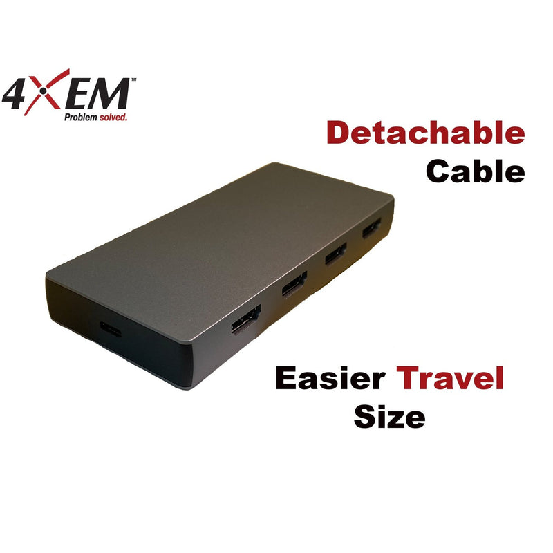 Load image into Gallery viewer, Image: The adapter has a detachable cable which adds to its easier travel size