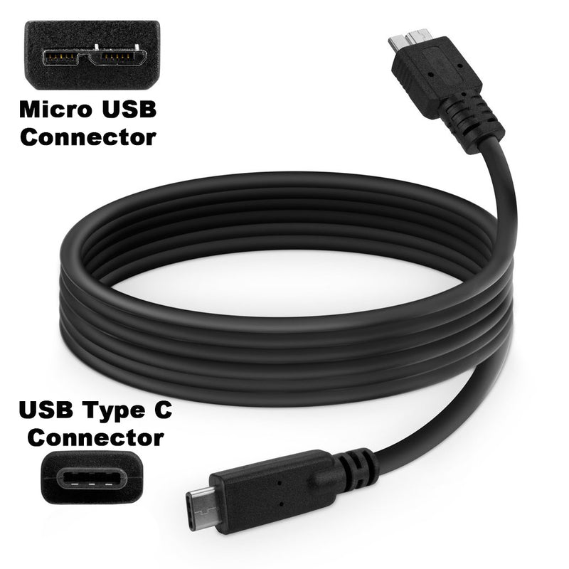 Load image into Gallery viewer, 4XEM 3FT USB-C to Micro USB 3.1 Type-B Cable