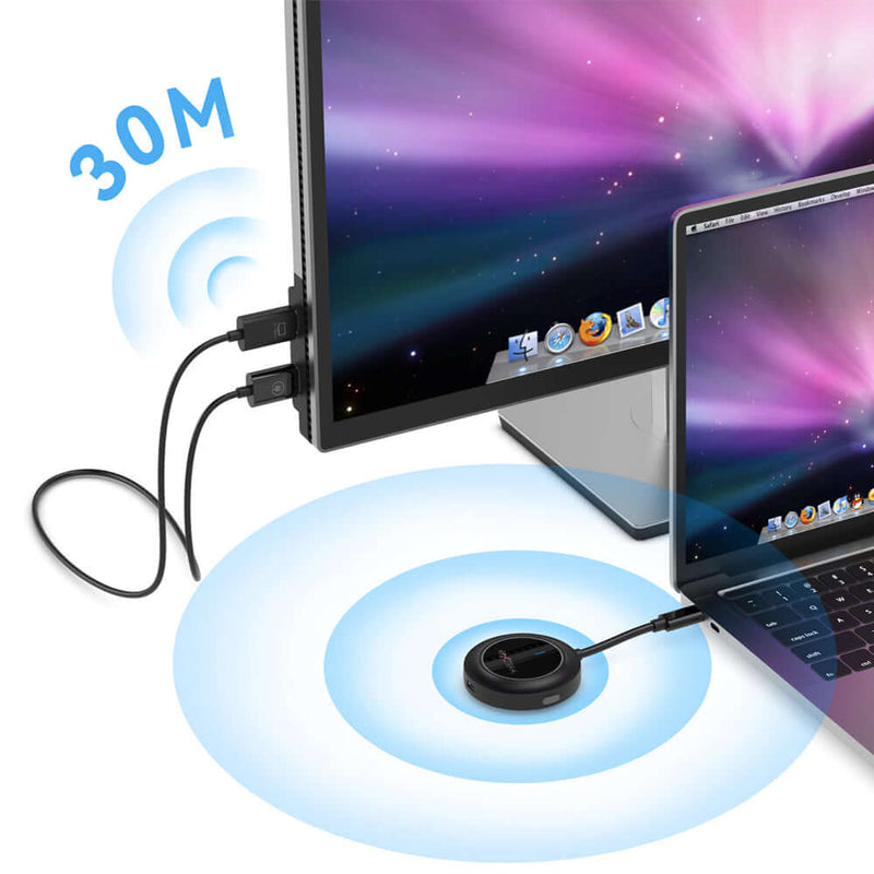 Load image into Gallery viewer, 4XEM USB Type C to HDMI Wireless Display Adapter – with Power Delivery