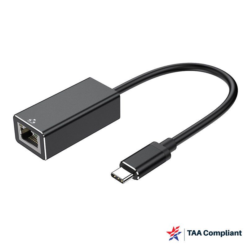Load image into Gallery viewer, 4XEM USB-C to 1 Gbps RJ-45 Ethernet Adapter – TAA