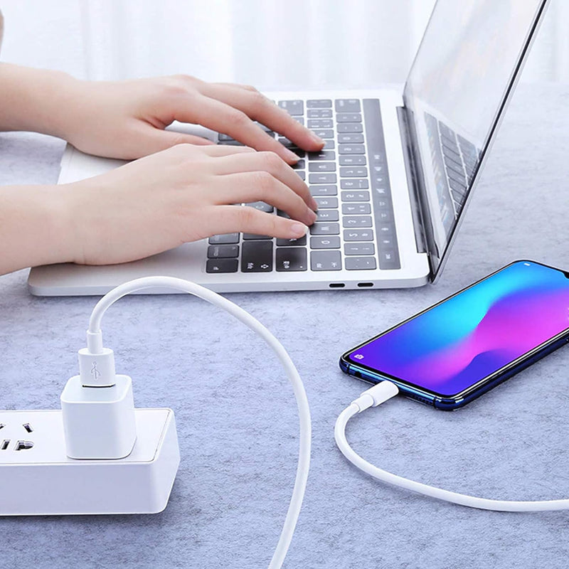 Load image into Gallery viewer, 4XEM 3FT USB-C to USB-A Cable – White, 15W Fast Charging, USB 2.0 Data Sync