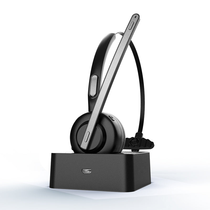Load image into Gallery viewer, 4XEM Bluetooth Wireless Office Headset with Charging Base