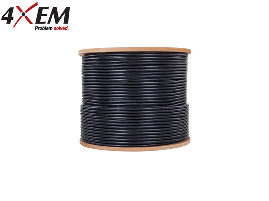 4XEM Cat6A UTP Bulk Cable (Black)