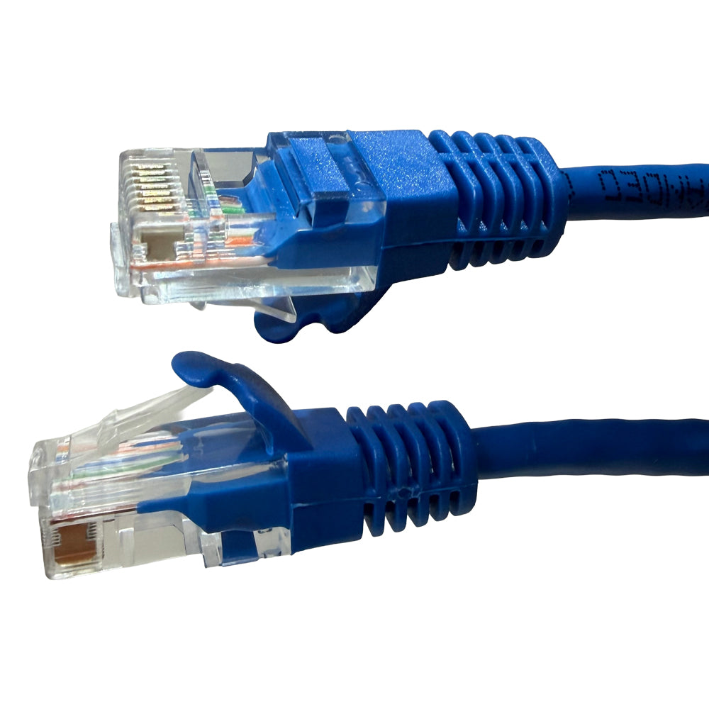 4XEM 6FT Cat5e Blue Ethernet Cable – Molded RJ45 UTP Pure Copper