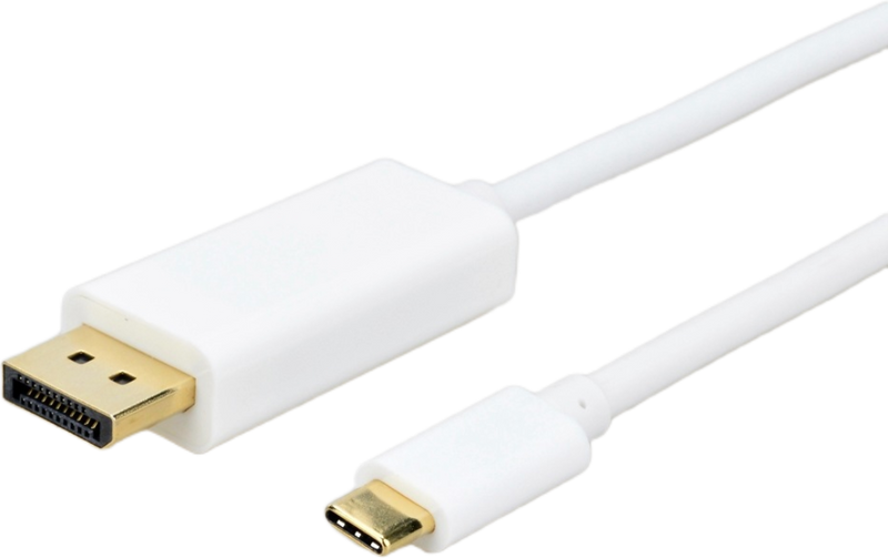 Load image into Gallery viewer, 4XEM USB-C to DisplayPort Cable - 3FT - White