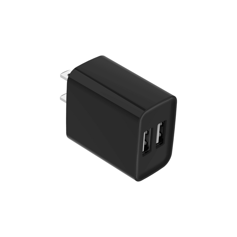 Load image into Gallery viewer, 4XEM 12W Dual USB-A Charger - Black