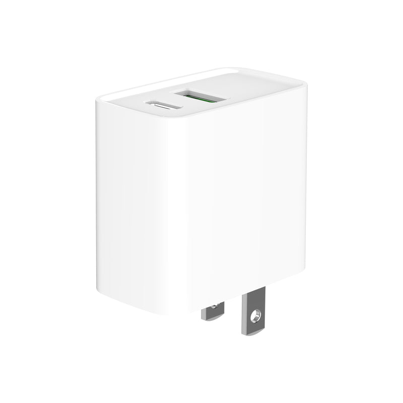 Load image into Gallery viewer, 4XEM 20W Dual USB C+A Wall Charger - White
