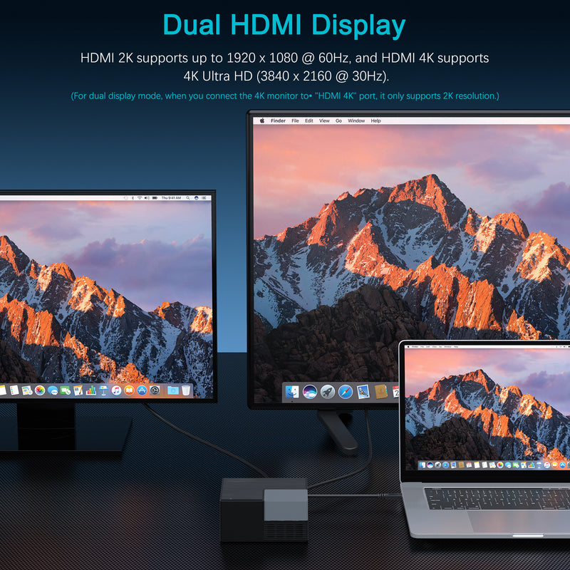 Load image into Gallery viewer, 4XEM 65W USB-C 4K Dual Display Universal Docking Station with Power Delivery