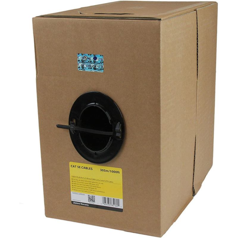 Load image into Gallery viewer, A standard box of CAT5E cable with an easy spool opening for easy access and use of the cable