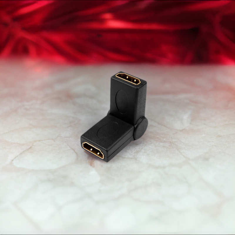 Load image into Gallery viewer, 4XEM 90 Degree Swivel HDMI A Female To HDMI A Female Adapter