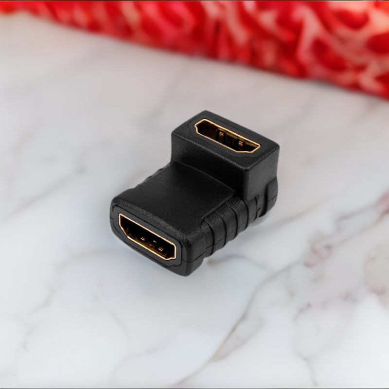 Load image into Gallery viewer, 4XEM 90 Degree HDMI A Female To HDMI A Female Adapter