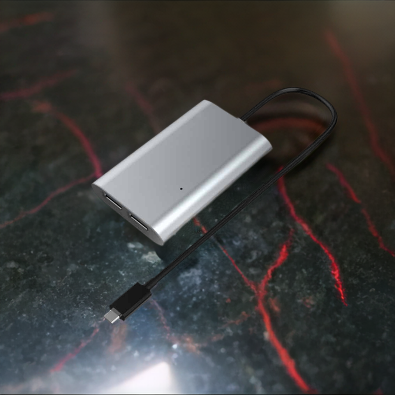 Load image into Gallery viewer, 4XEM Thunderbolt 3 8K Dual DisplayPort Adapter