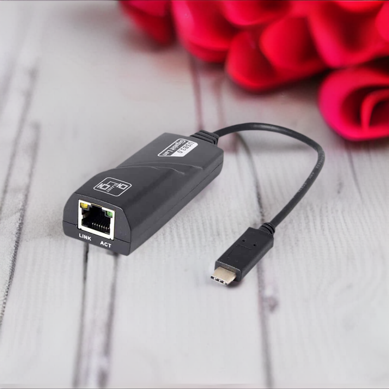 Load image into Gallery viewer, 4XEM USB-C GIGABIT ETHERNET ADAPTER NETWORK ADAPTER 10/100/1000 MBPS