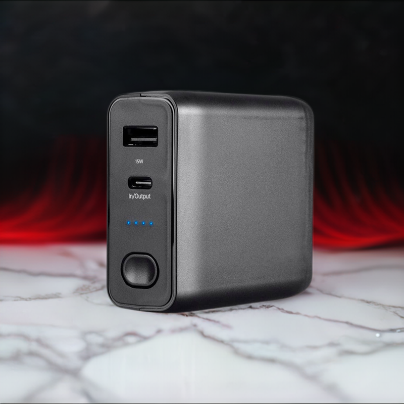 Load image into Gallery viewer, 4XEM 5000mAH Power Bank AC Portable mobile Charger Combo