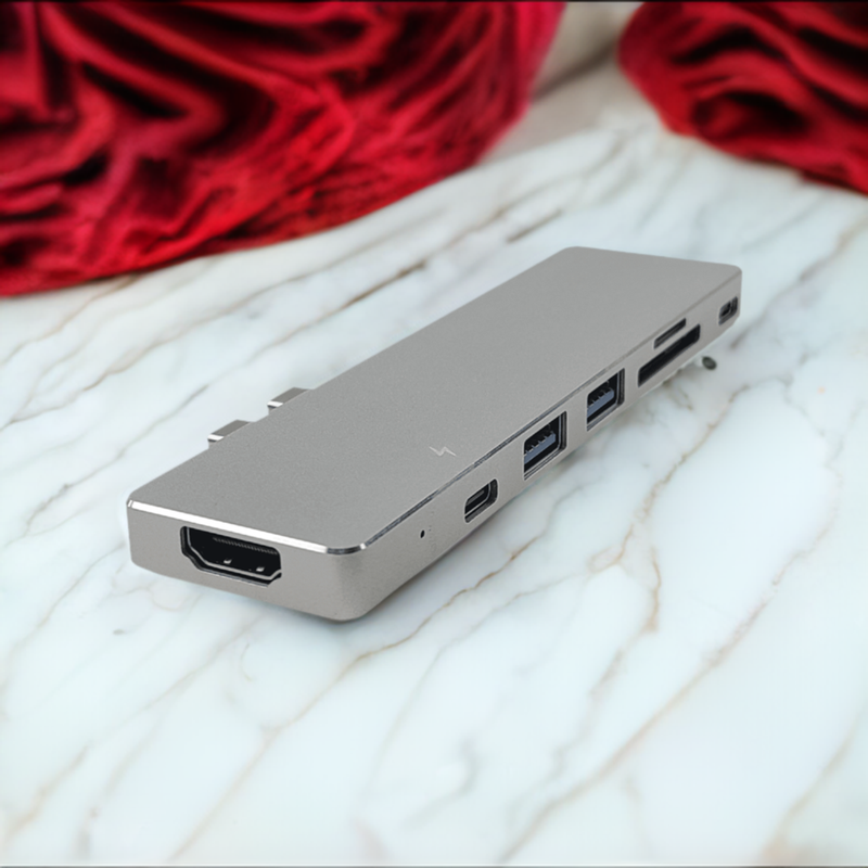 Load image into Gallery viewer, 4XEM Multi-Port Travel Docking Station for MacBook Air & Pro