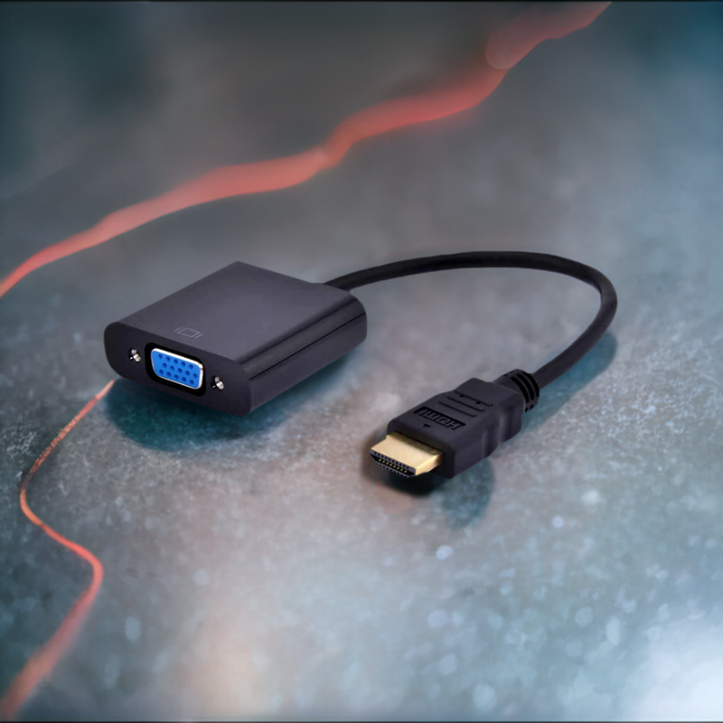 Load image into Gallery viewer, 4XEM HDMI To VGA Adapter - Black