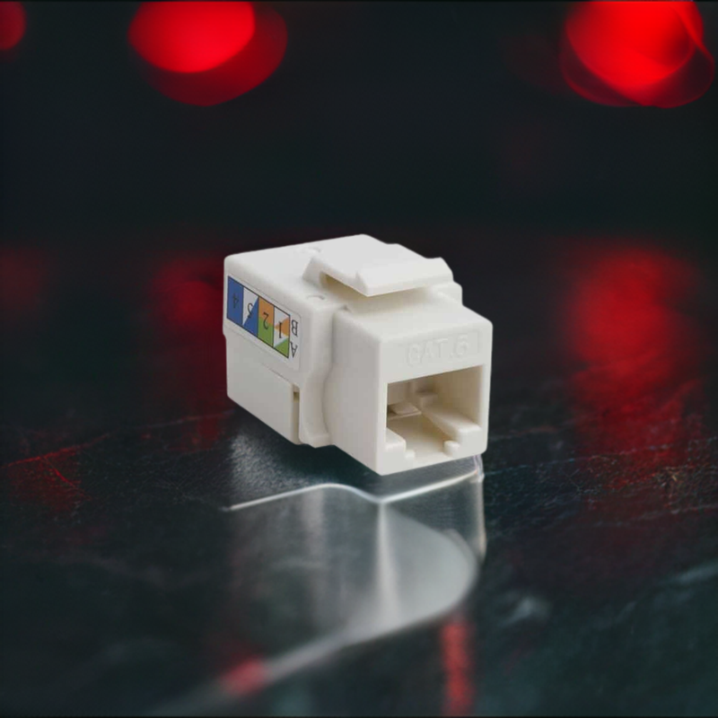 Load image into Gallery viewer, 4XEM 10 pack Cat6 RJ45 Keystone Jack UTP 110-Type White