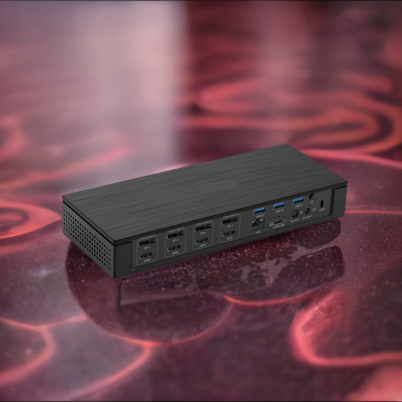 Load image into Gallery viewer, 4XEM Quad HDMI & DP 4K Universal Docking Station