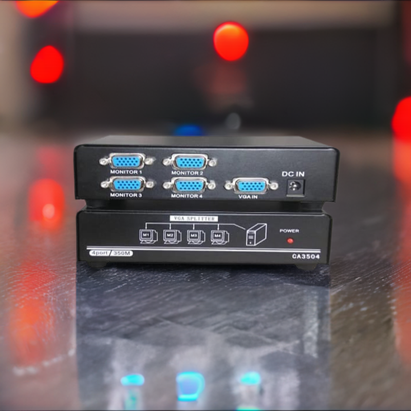 Load image into Gallery viewer, 4XEM 4-Port VGA Splitter 350Mhz