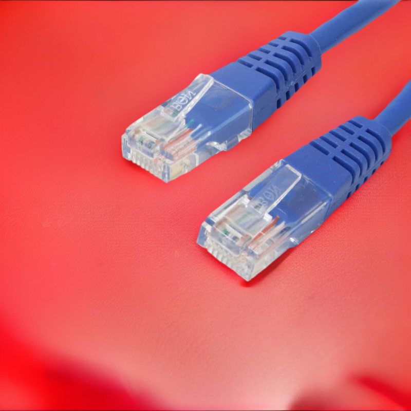Load image into Gallery viewer, 4XEM 100FT Cat6 Molded RJ45 UTP Network Patch Cable Blue