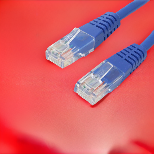 4XEM 100FT Cat6 Molded RJ45 UTP Network Patch Cable (Blue)