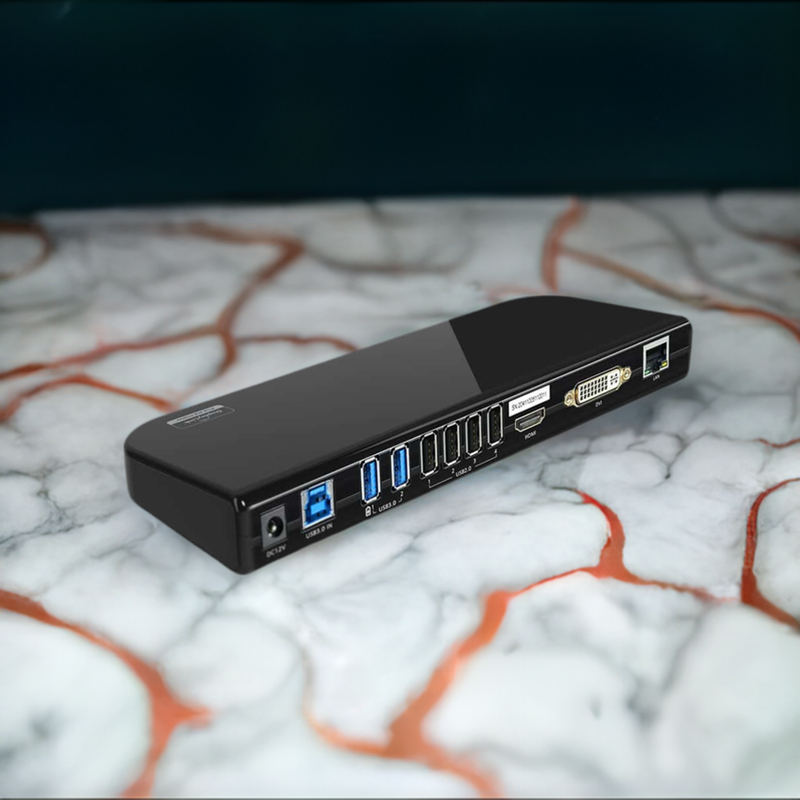 Load image into Gallery viewer, 4XEM USB 3.0 Universal Docking Station with dual monitor displays