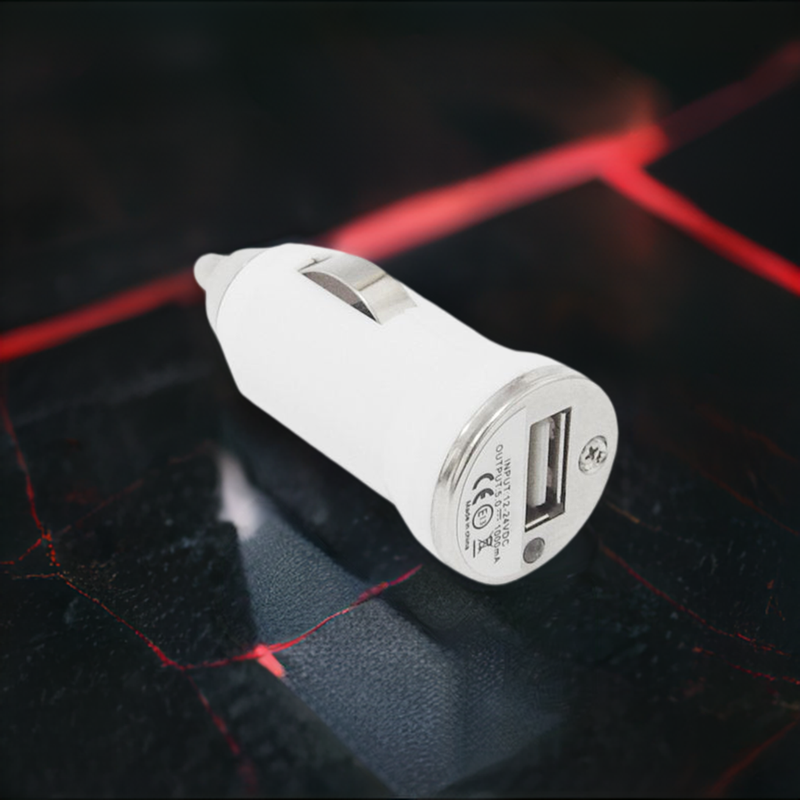 Load image into Gallery viewer, 4XEM Universal USB Car Charger White